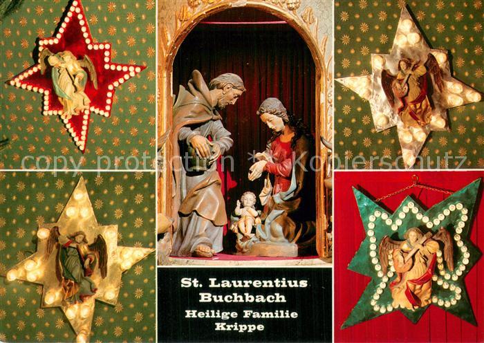 Buchbach Steinbach Wald St. Laurentius Kapelle Heilige Familie Weihnachtskrippe