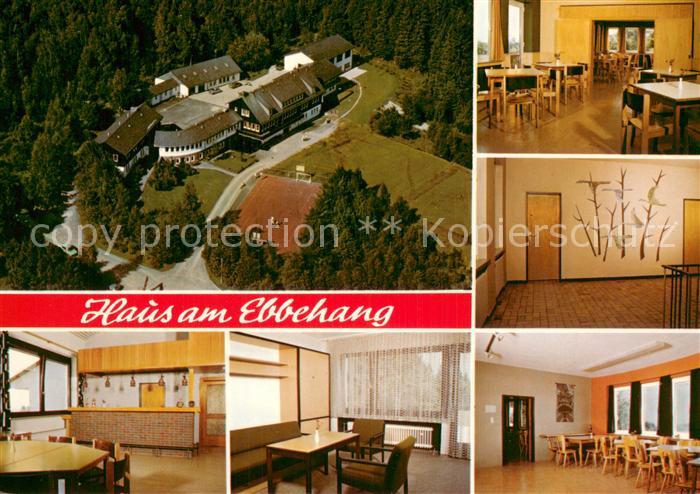 Valbert Bildungsstaette Schullandheim Haus am Ebbehang Innenansichten Luftbild