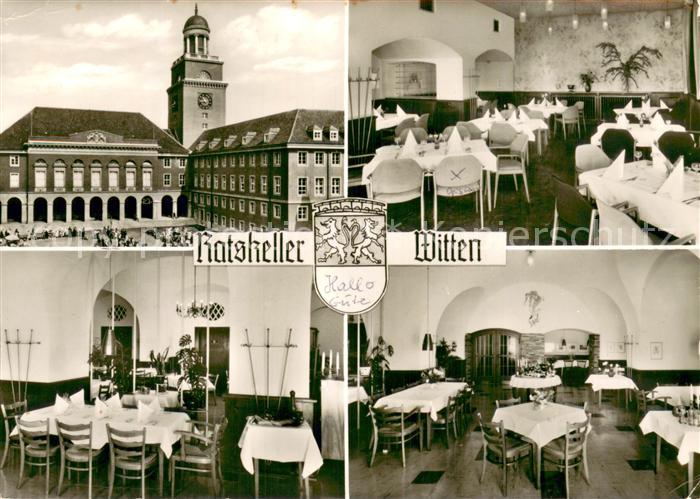 Witten  Ruhr Ratskeller Restaurant Wappen Kirchturm