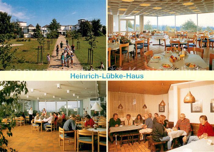 Guenne Heinrich Luebke Haus Ferien- und Bildungsstaette der KAB Speisesaal Aufen