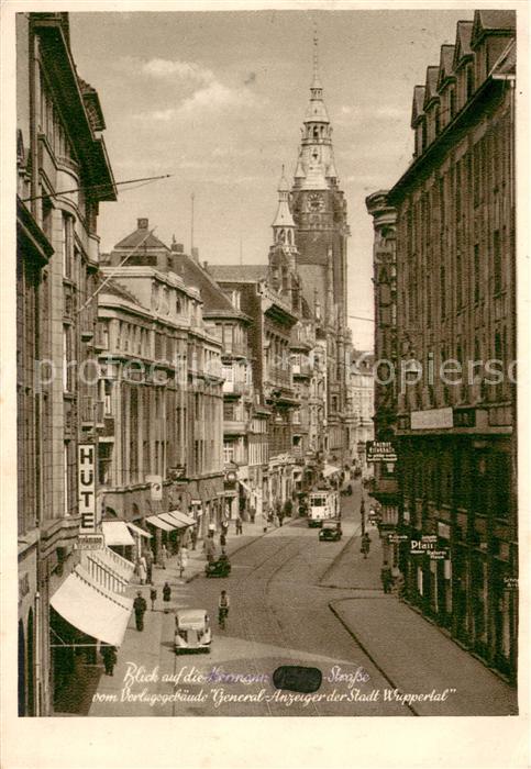 WUPPERTAL NRW Stadtzentrum Verlagsgebaeude General-Anzeiger