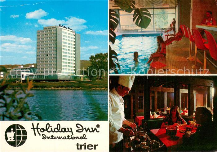 TRIER  CITY Hotel Holiday Inn Restaurant Hallenbad