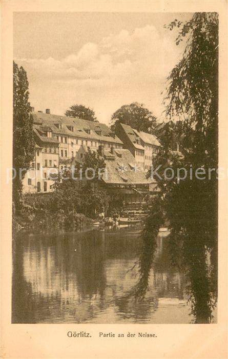 Goerlitz  Sachsen Partie an der Neisse
