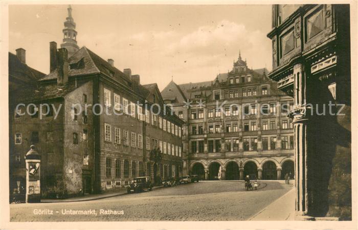 Goerlitz  Sachsen Untermarkt Rathaus