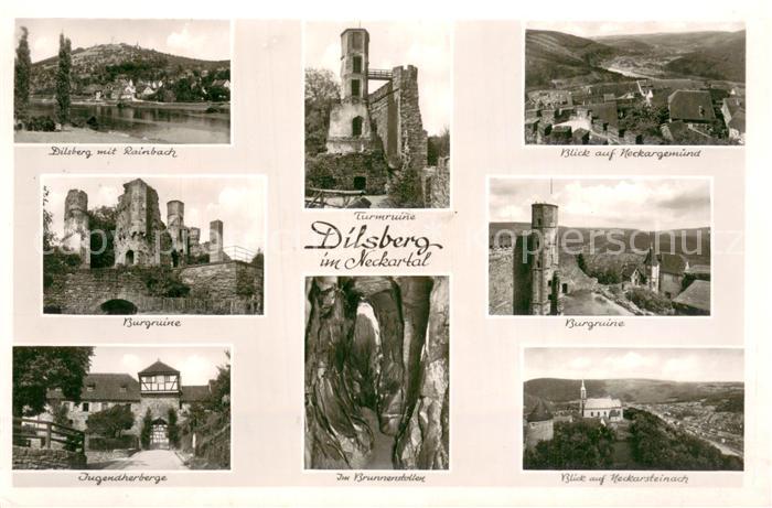 Dilsberg Panorama Burgruine Stollen Jugendherberge