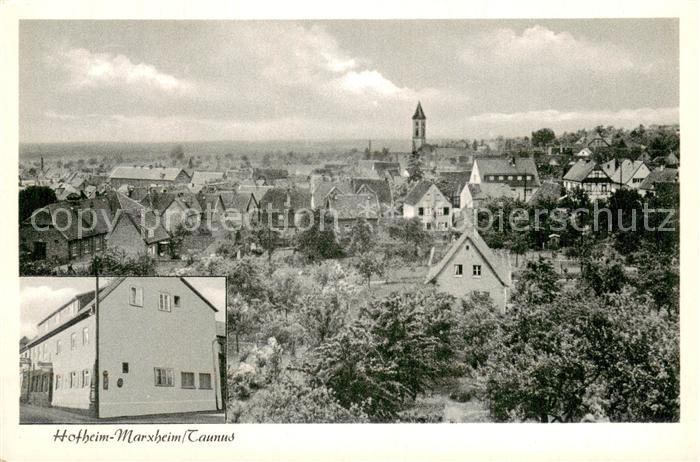 Marxheim Taunus Stadtpanorama Gasthaus zum Adler
