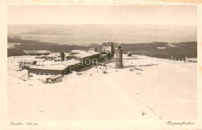 Brocken Harz Brockhaus Luftbild 1451