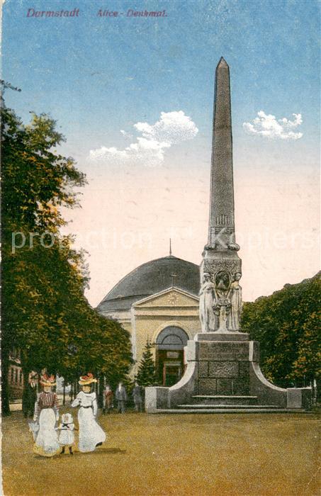 Darmstadt Alice-Denkmal Feltpost