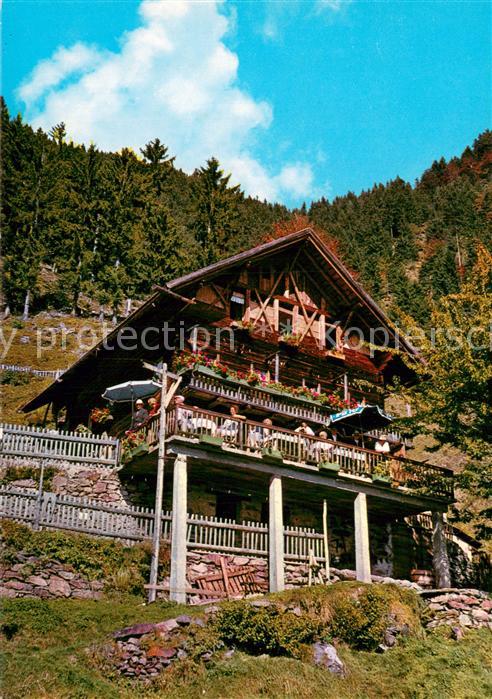 Dorf Tirol Suedtirol IT Thalbauer Berggasthaus an der Mutspitze