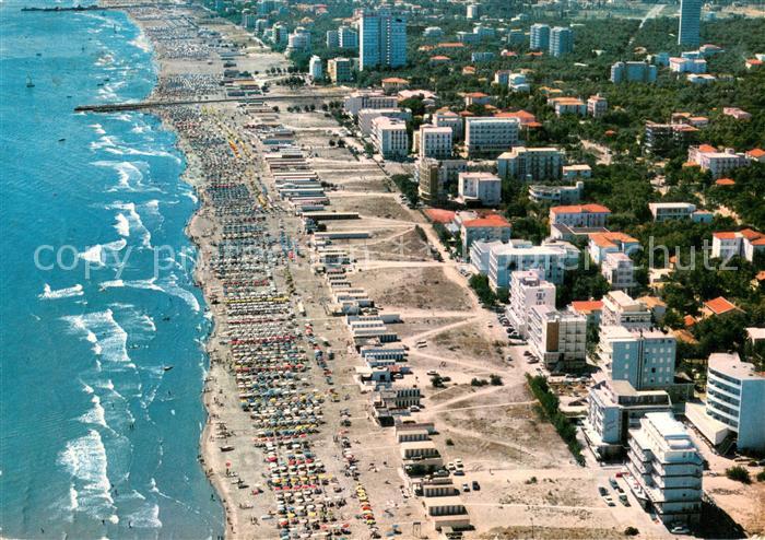 Milano Marittima Spiaggia e panorama veduta aerea