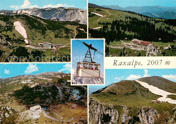 Raxalpe Ottohaus Berghotel Raxseilbahn Habsburgerhaus Karl Ludwig Haus mit Raxki