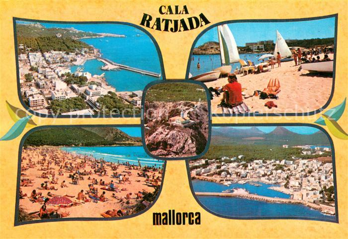 Cala Ratjada Mallorca Panorama Kuestenort Strand Luftbild