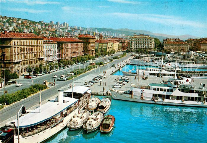 Rijeka Fiume Susak Croatia Hafen Faehren Kuestenort
