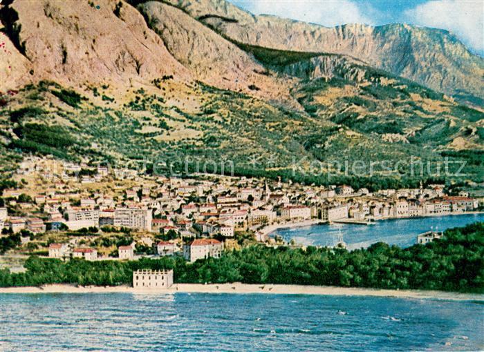 Makarska Croatia Panorama Kuestenort