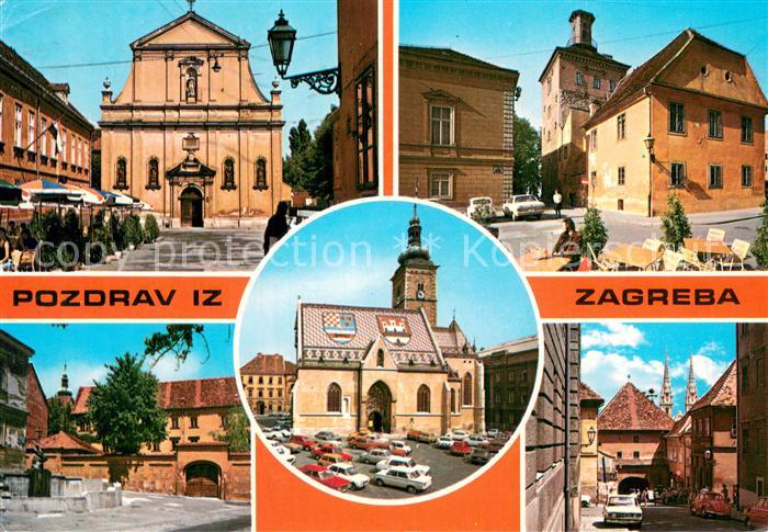 Zagreb Agram Croatia Motive Altstadt