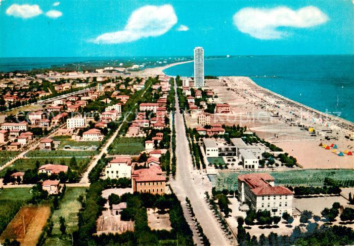 Cesenatico IT Veduta aerea della spiaggia