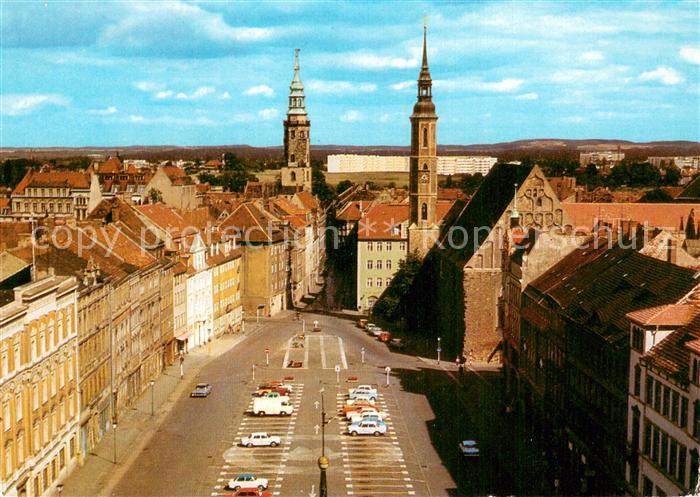 Goerlitz  Sachsen Blick vom Reichenbacher Turm zum Leninplatz