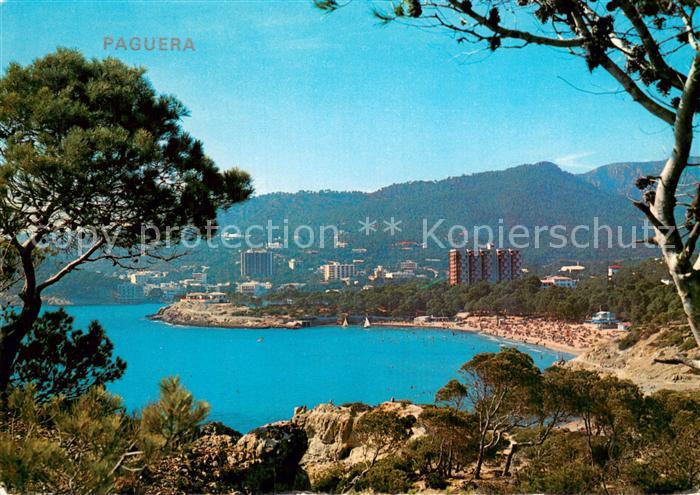 Paguera Mallorca Islas Baleares ES Kuestenpanorama Strand