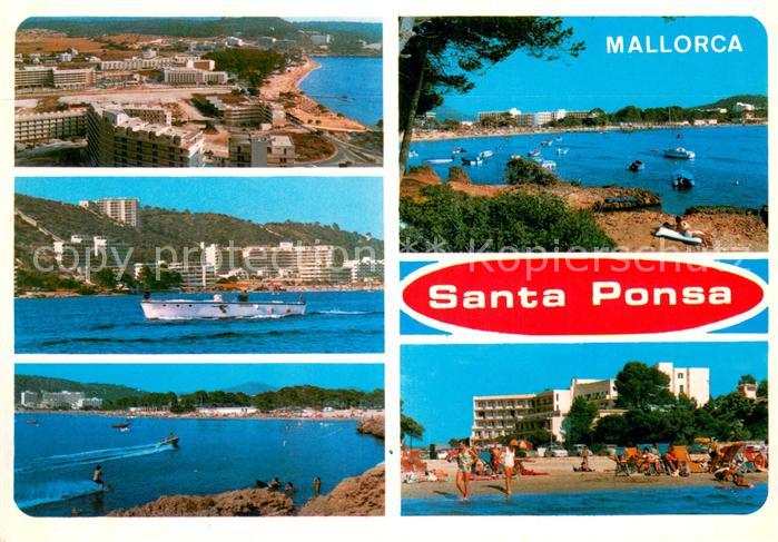Santa Ponsa Mallorca Islas Baleares Kuestenpanorama Strand
