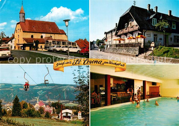 Kirchberg Wechsel Gasthof Hotel Zum Ursprung Hallenbad Wallfahrtskirche Sesselli