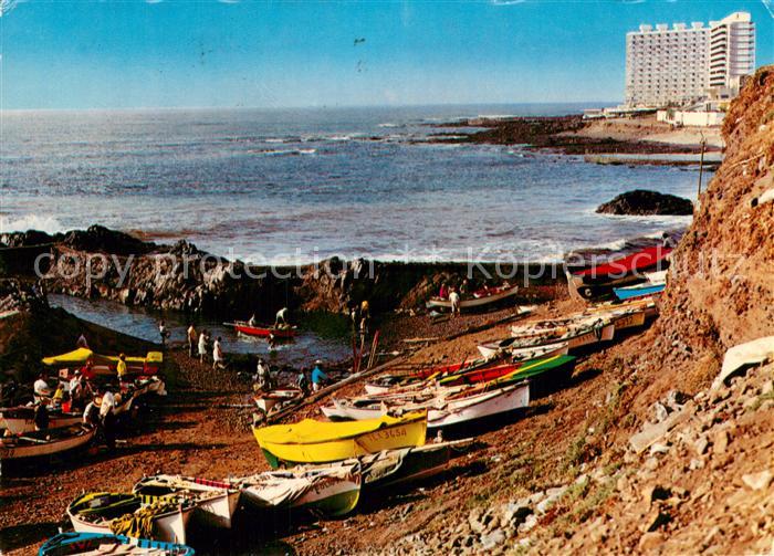 Punta del Hidalgo Santa Cruz de Tenerife ES Llegada de los pescadores