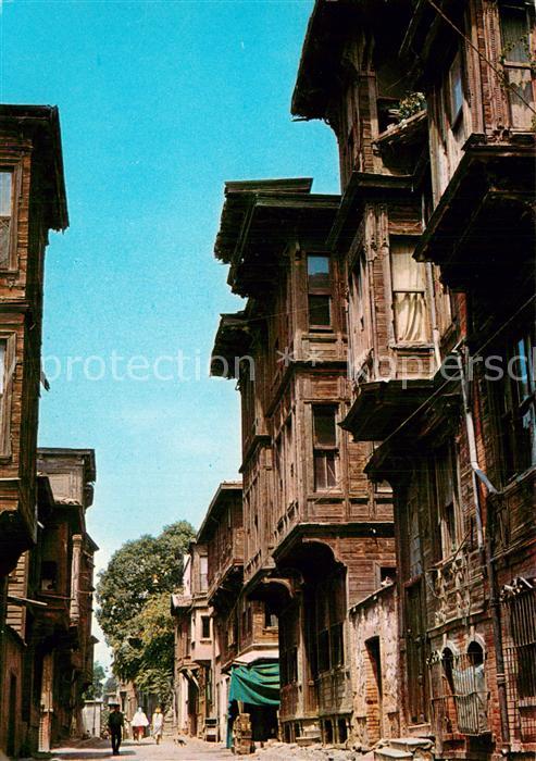 Istanbul Constantinopel TK Une vue de l’anciennes maisons de Istanbul
