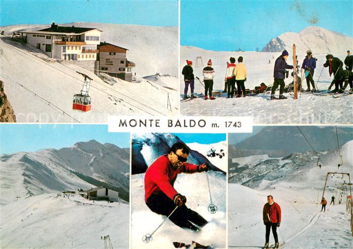 Malcesine Lago di Garda Monte Baldo Hotel Skipisten Skilifte