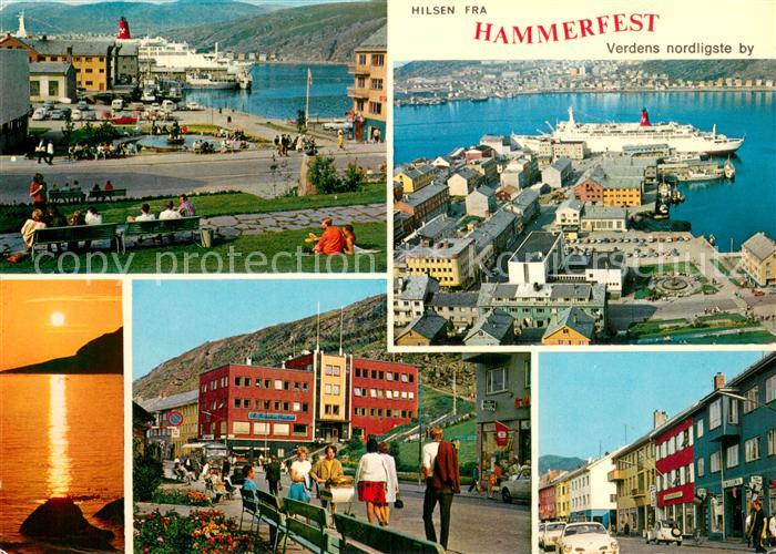 Hammerfest Teilansichten Fliegeraufnahme