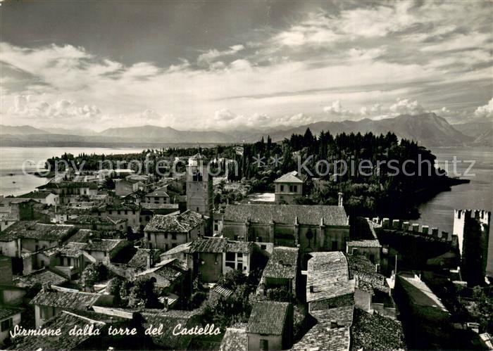Sirmione Lago di Garda dalla torre del Castello
