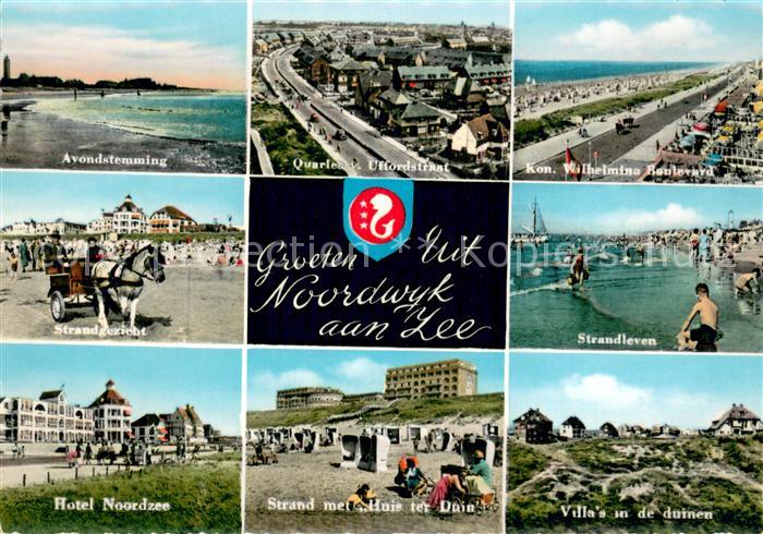 Noordwyk aan Zee Noordwijk NL Avondstemming Strand Hotel Panorama Kon. Wilhelmin