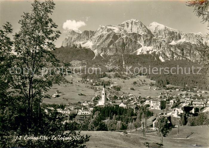 Cortina d Ampezzo Panorama et le Tofane