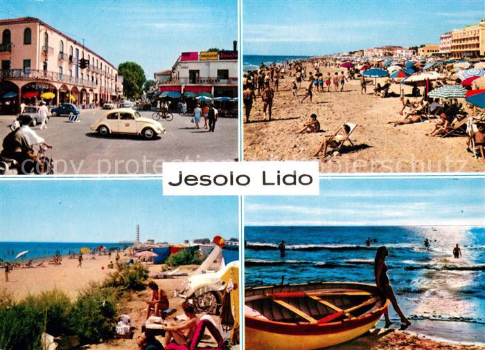 Jesolo IT Strandleben Strassenpartie