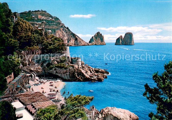 Capri Italia Spiaggetta Saracena