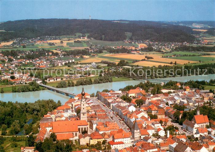 Braunau  Inn AT Pfarrkirche 15. Jhdt. Grenz- und Bezirkshauptstadt