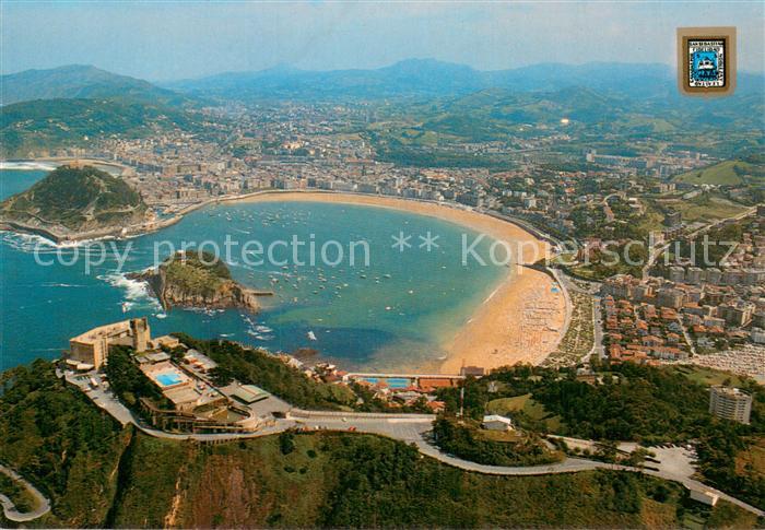 Donostia San Sebastian Fliegeraufnahme