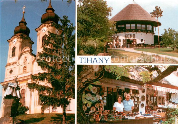 Tihany HU Kirche Echo Gaststaette Souvenirs