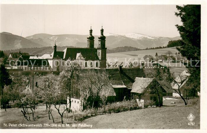 St Peter Schwarzwald Panorama mit Feldberg