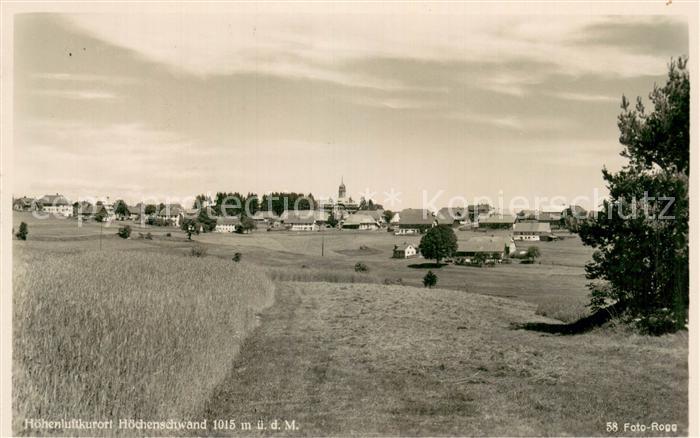 Hoechenschwand Schwarzwald BW Panorama