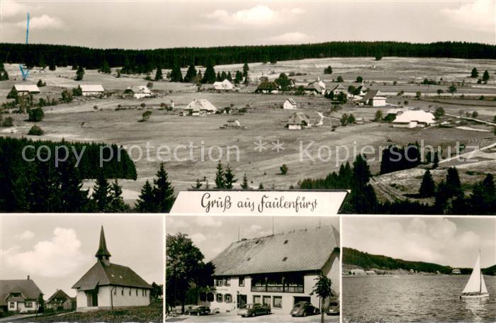Faulenfuerst Schluchsee Panorama Kapelle Gasthaus Roessle Schluchsee
