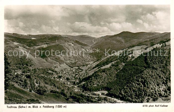 Todtnau Schwarzwald BW Fliegeraufnahme mit Feldberg