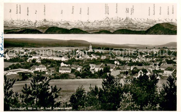 Bonndorf Schwarzwald Fliegeraufnahme