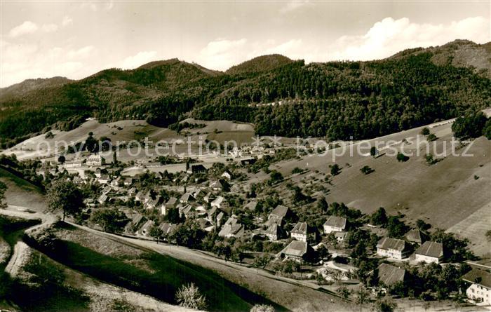 Muenstertal  Schwarzwald Fliegeraufnahme