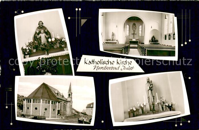 Juist Nordseebad Kath Kirche Altar Inneres