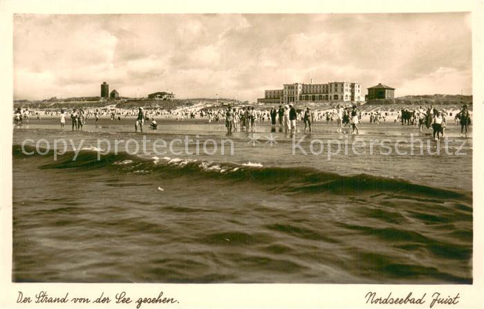 Juist Nordseebad Stradnpartie Strandhotels