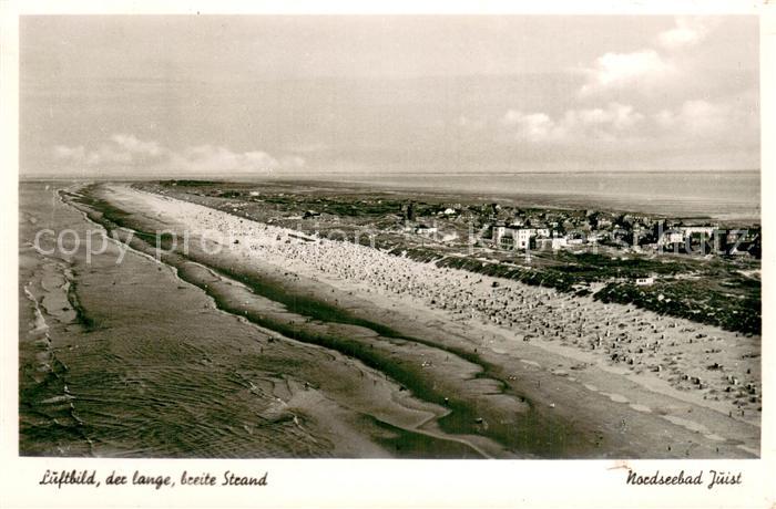 Juist Nordseebad Strand Fliegeraufnahme