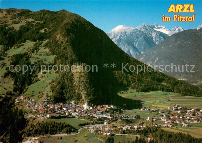 Arzl Pitztal Fliegeraufnahme