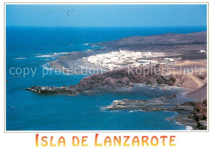 Lanzarote Kanarische Inseln ES Vista Pueblo el Golfo