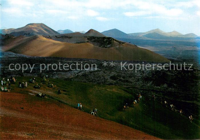 Lanzarote Kanarische Inseln ES Montana del Fuego Paisaje Lunar