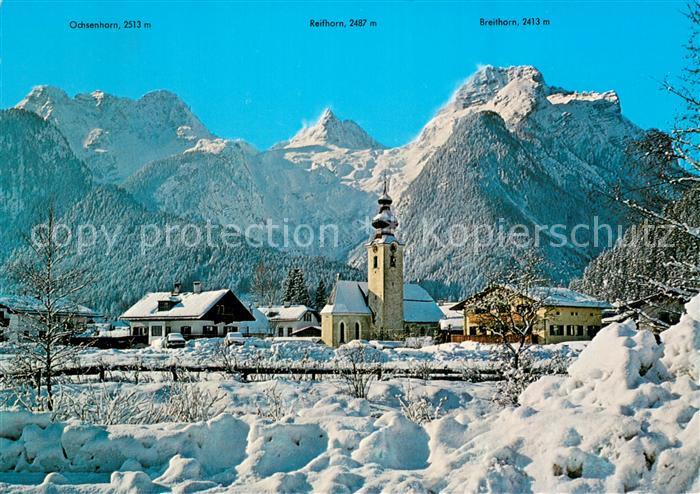 Lofer mit den Loferer Steinbergen Ochsenhorn Reifhorn Breithorn