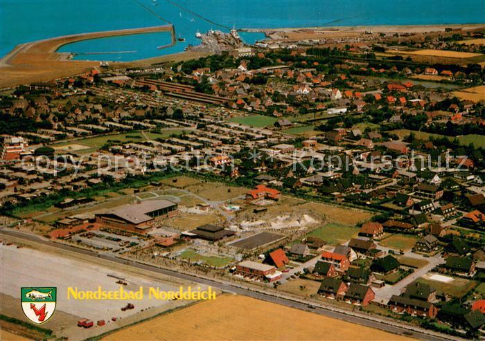 Norddeich  Norden Nordseebad Fliegeraufnahme
